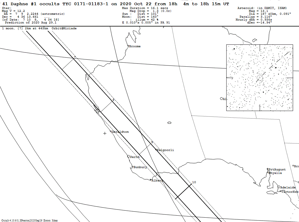 Daphne Update Map