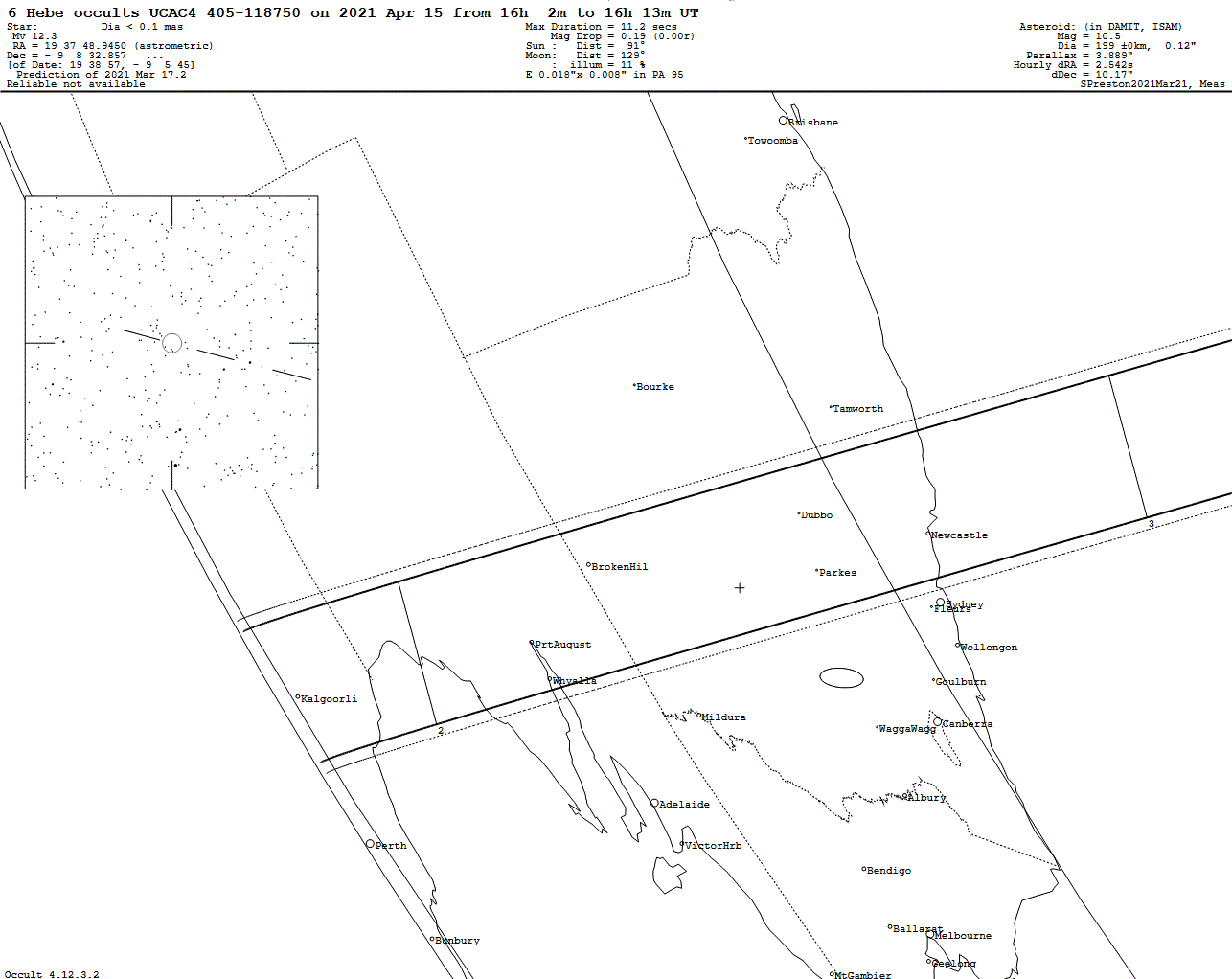 Hebe Update Map