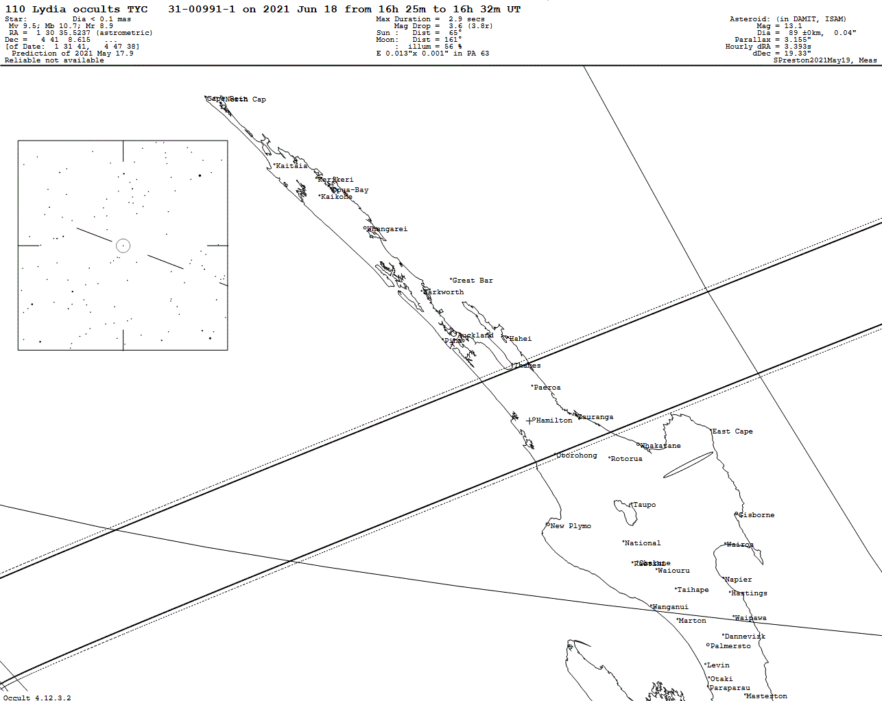 Lydia Update Map