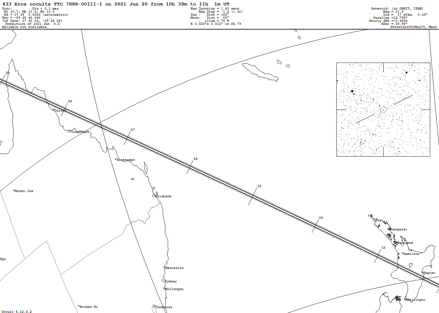 Eros Update Map