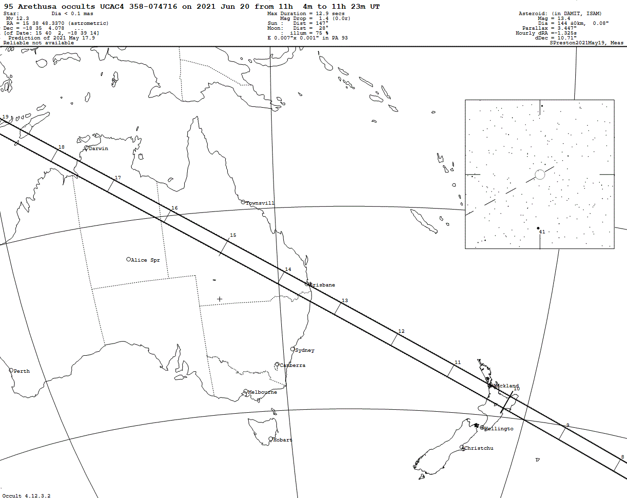 Arethusa Update Map