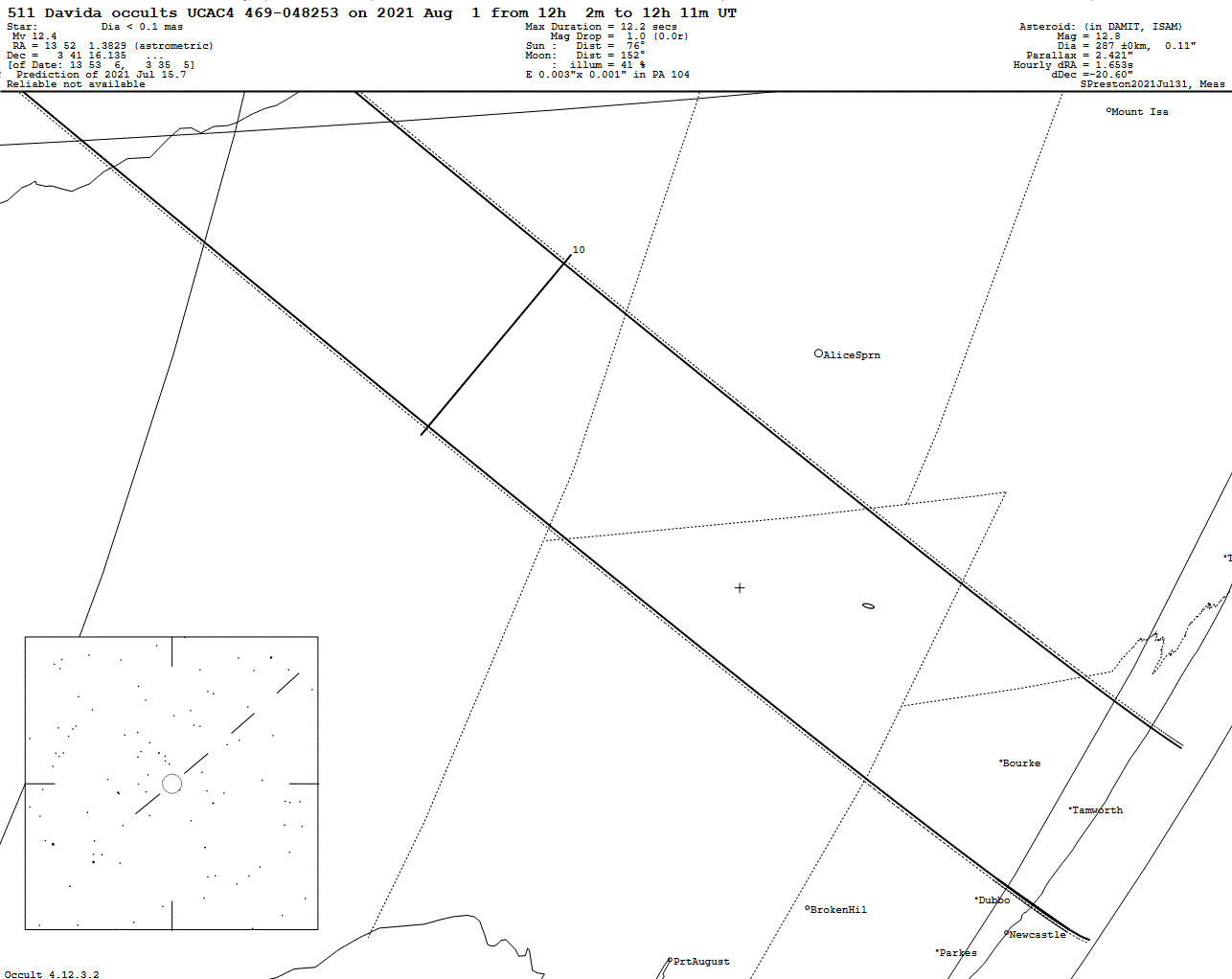 Davida Update Map