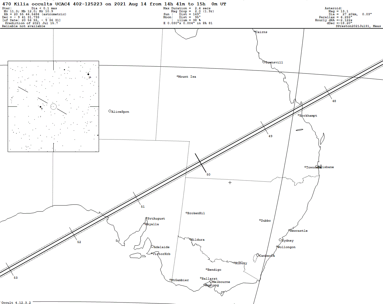 Kilia Update Map