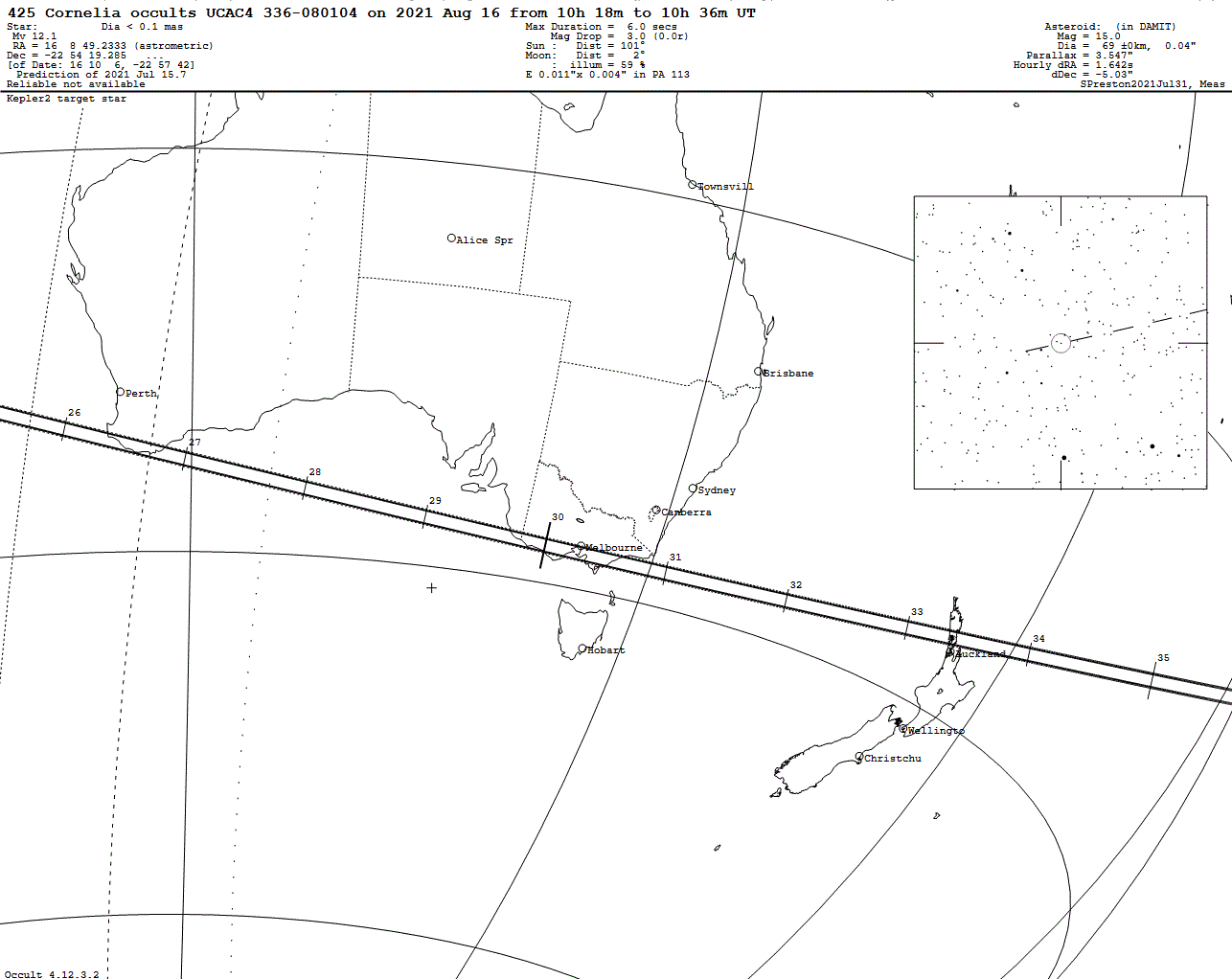 Cornelia Update Map