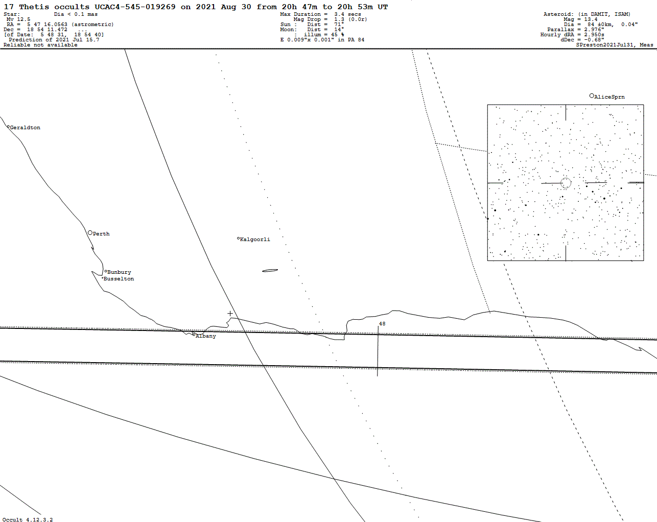 Thetis Update Map