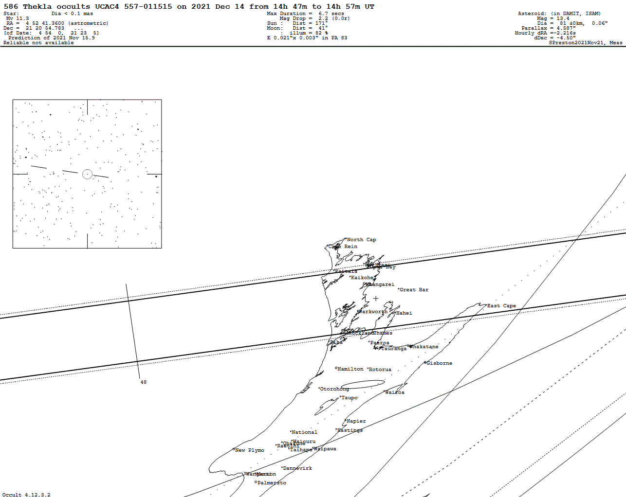 Thekla Update Map