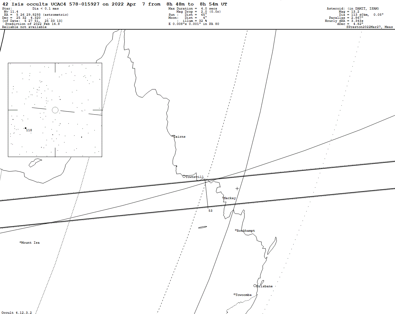 Isis Update Map