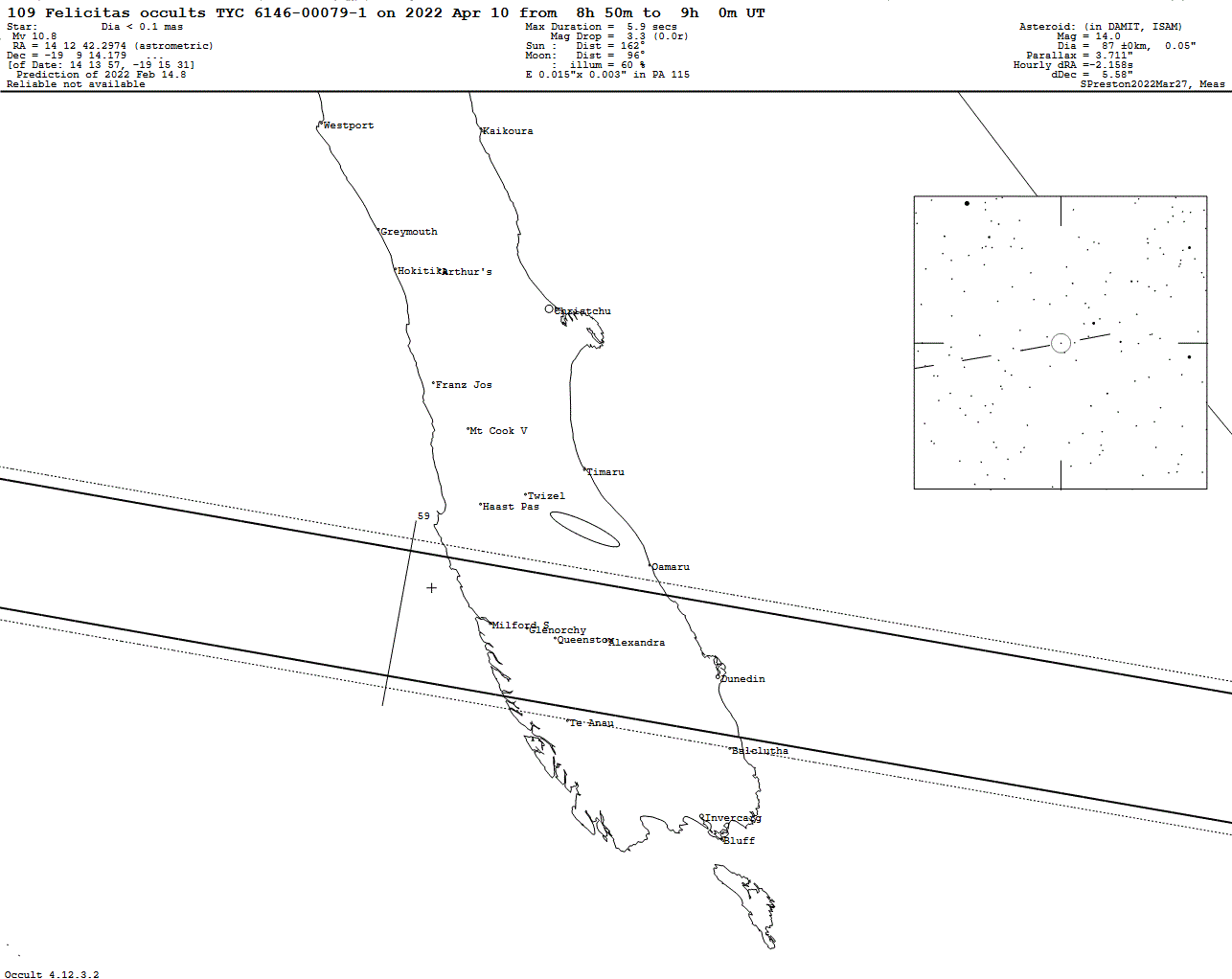 Felicitas Update Map