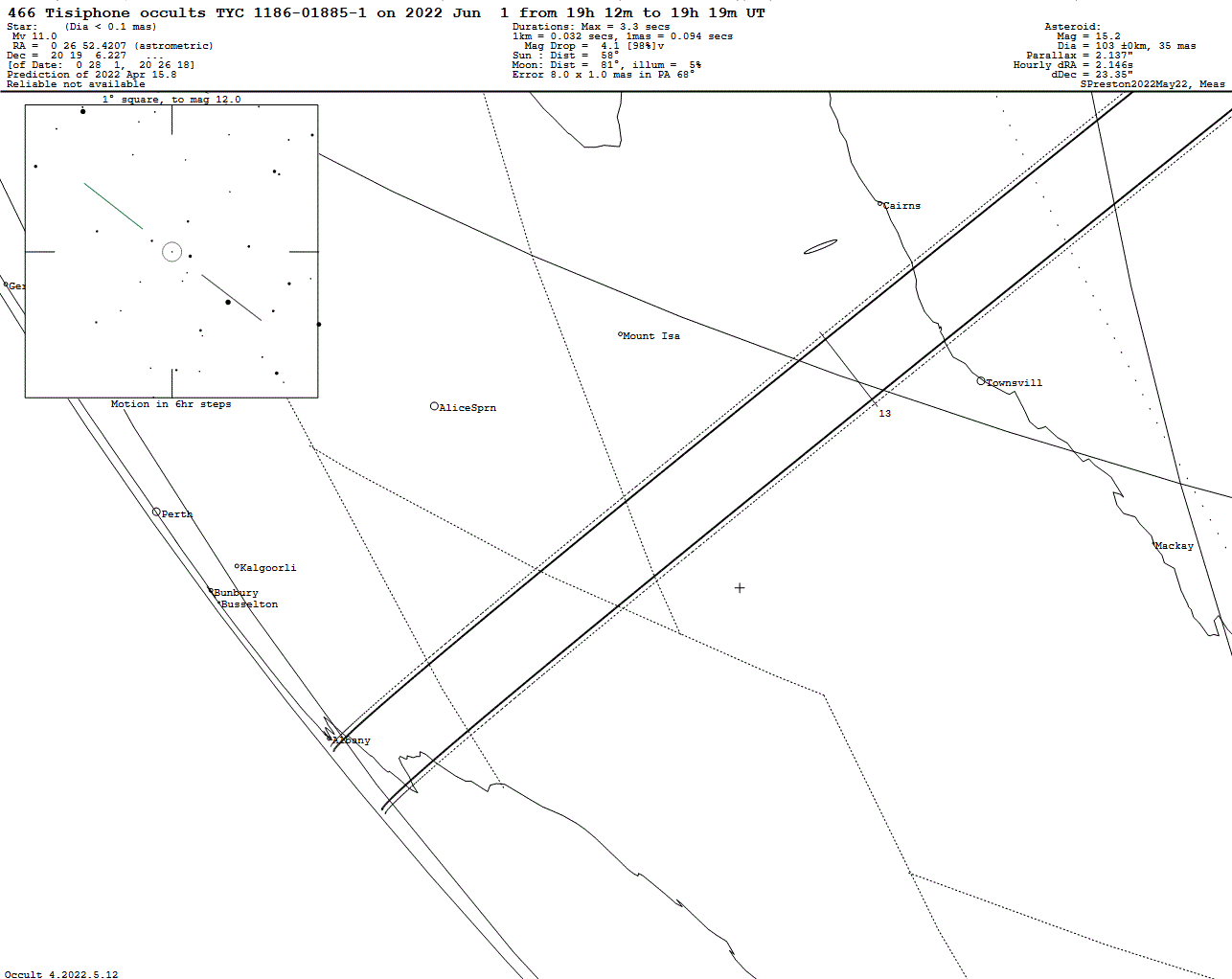 Tisiphone Update Map