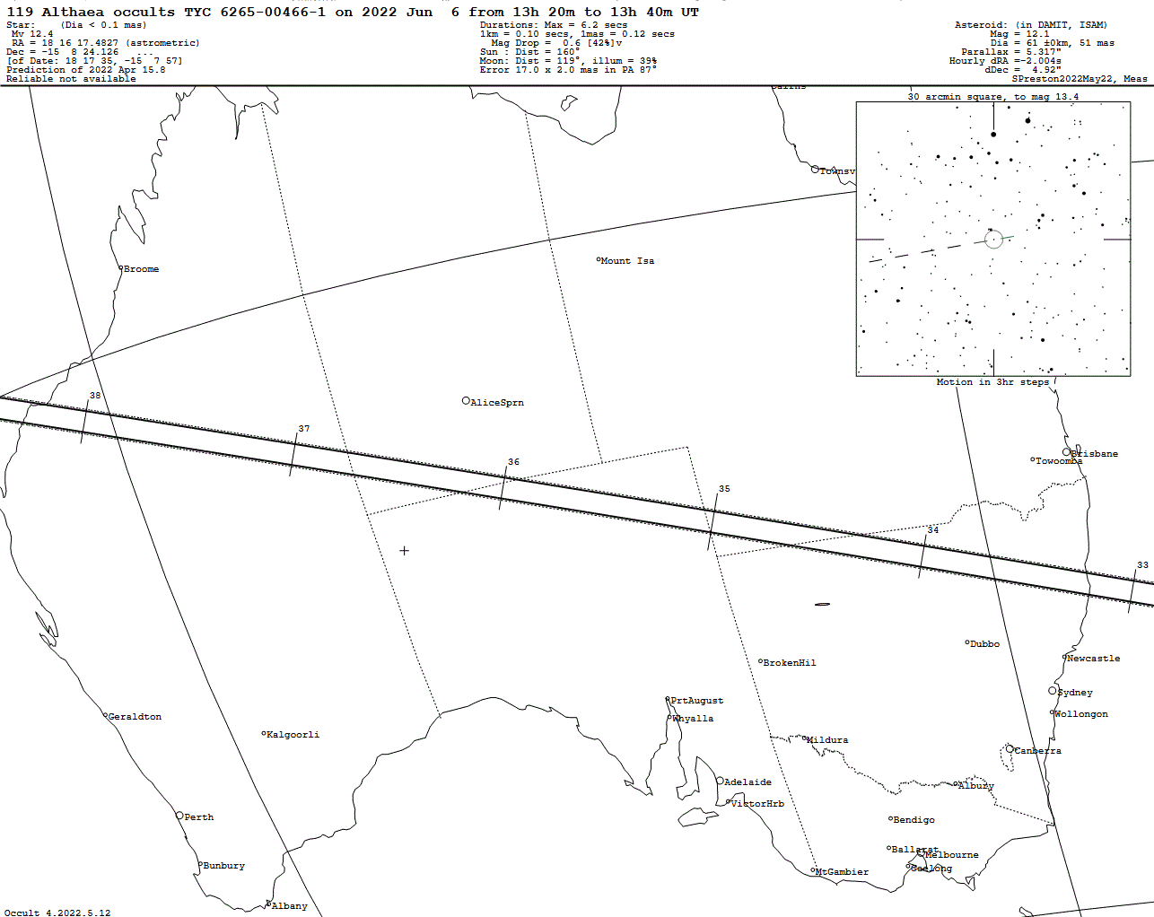 Althaea Update Map