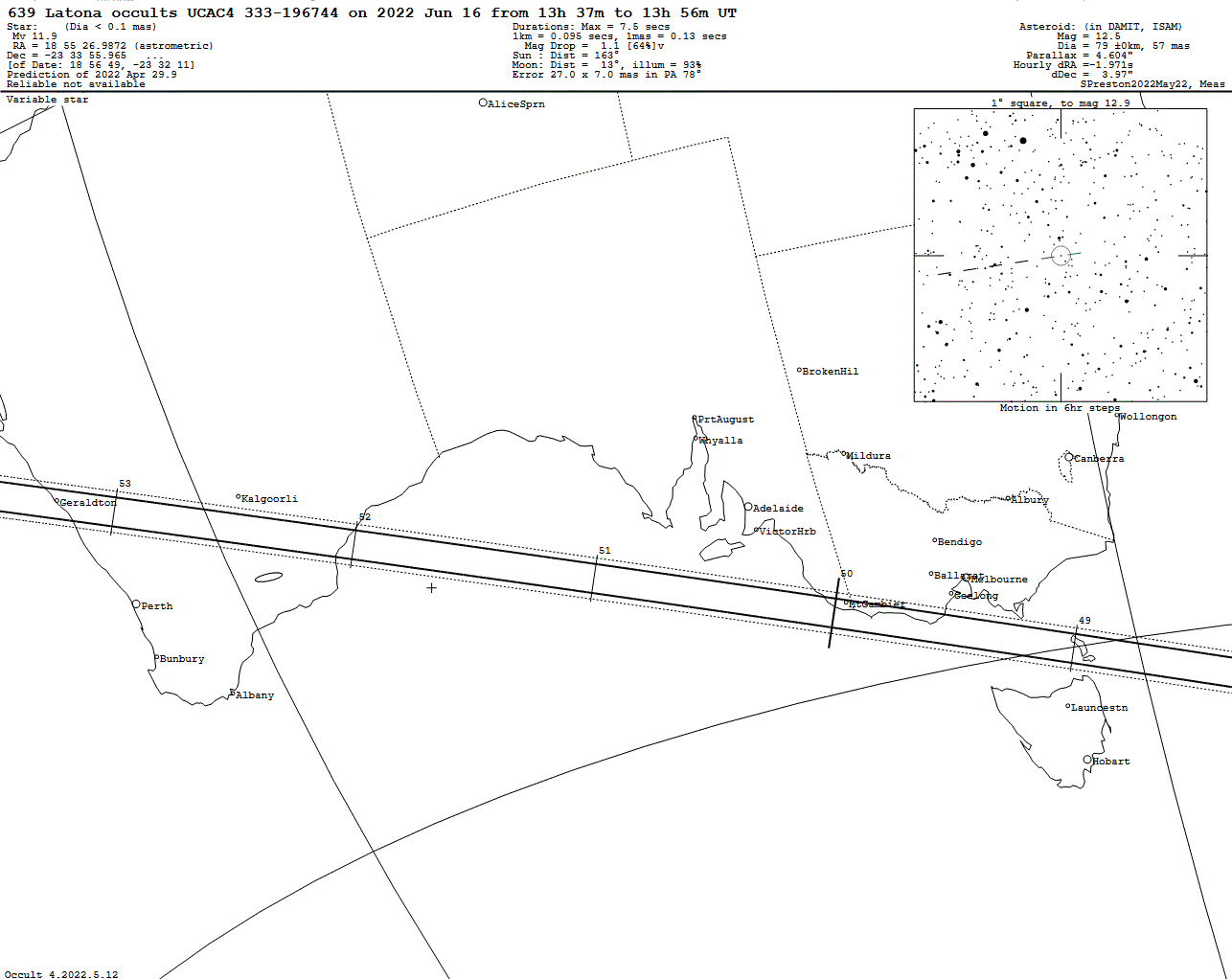 Latona Update Map