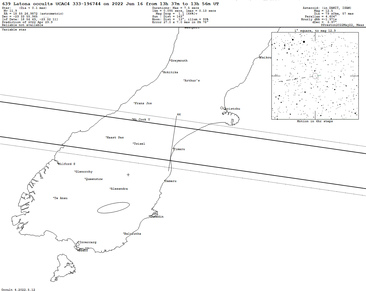 Latona Update Map