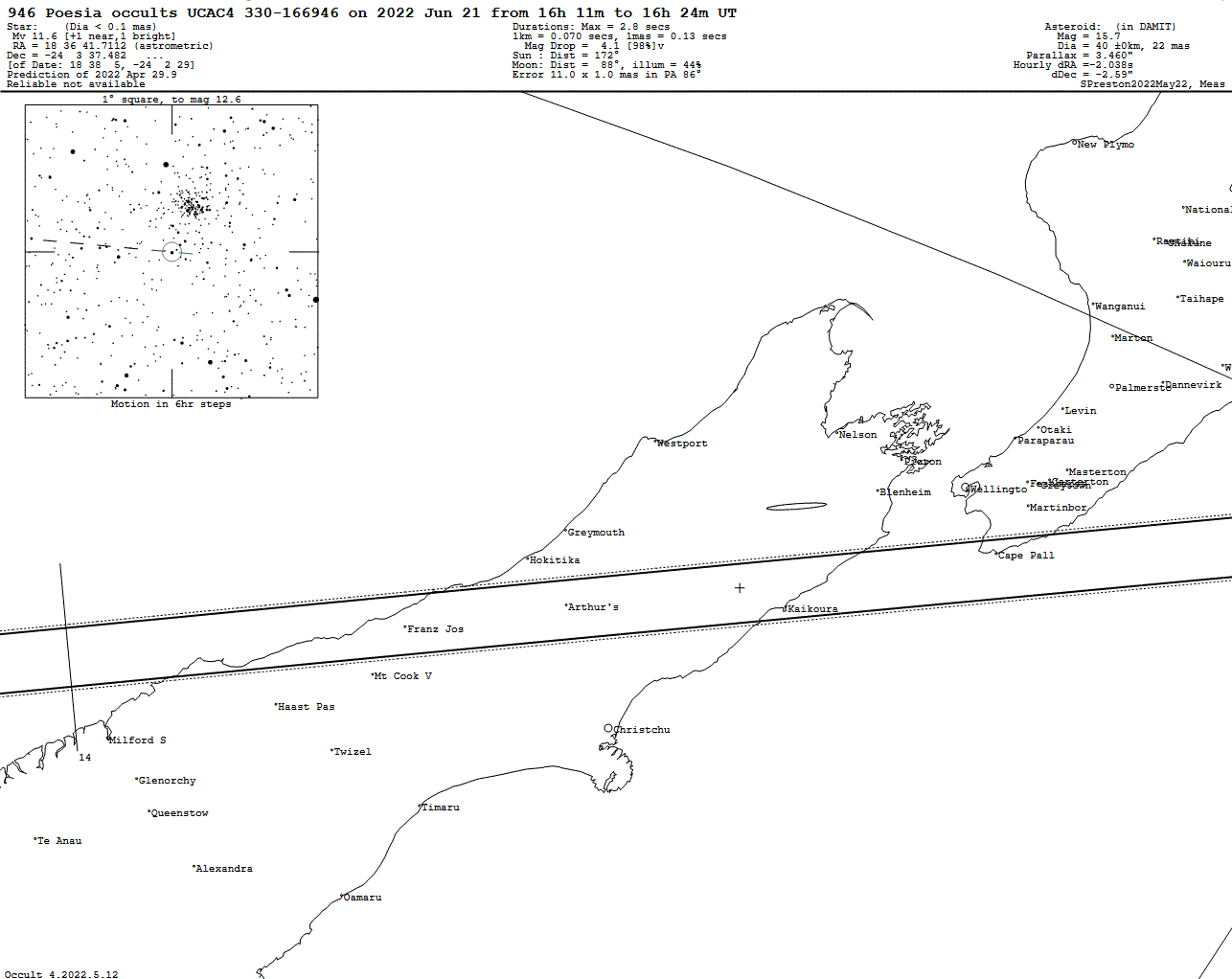 Poesia Update Map