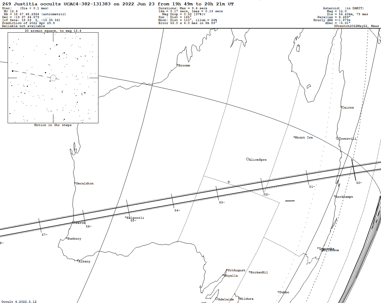 Justitia Update Map