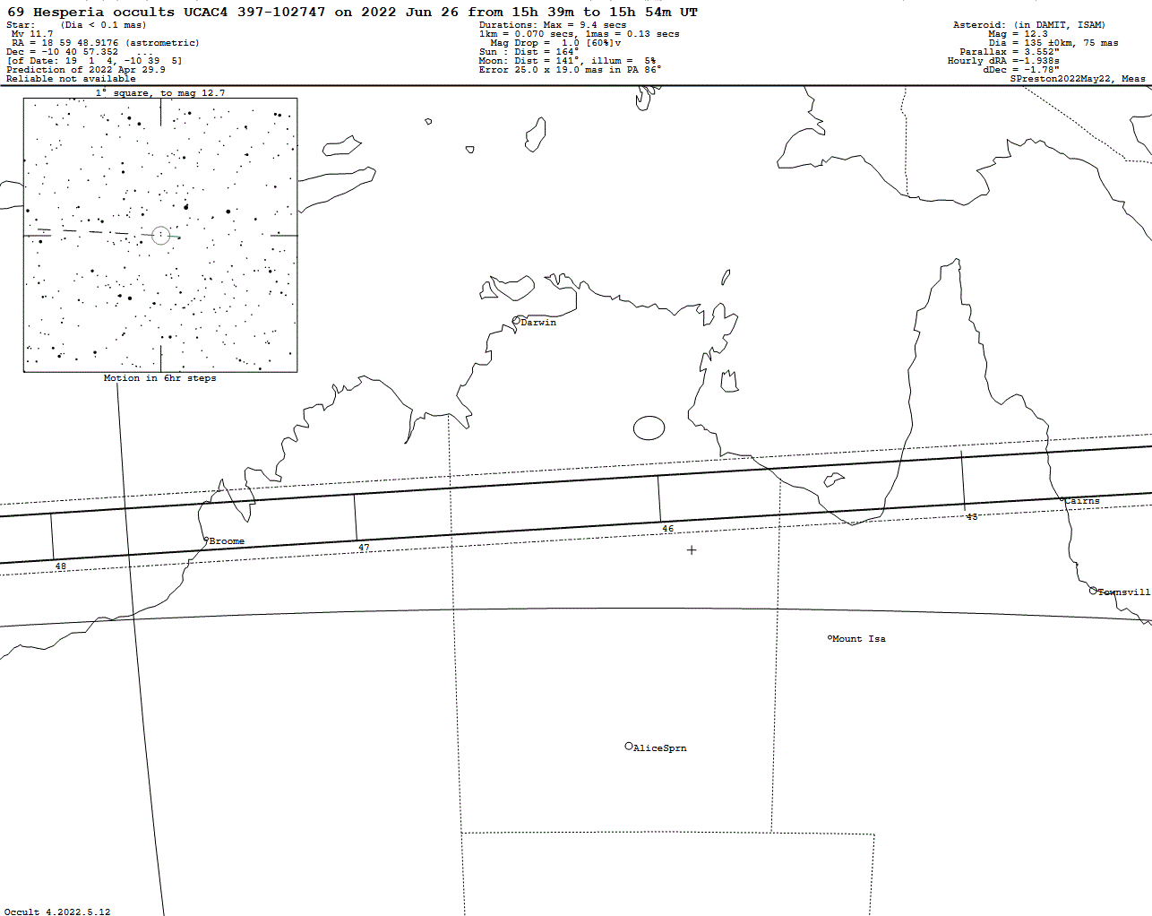 Hesperia Update Map