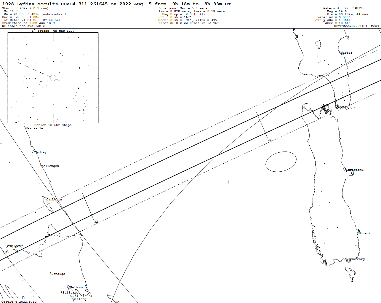 Lydina Update Map