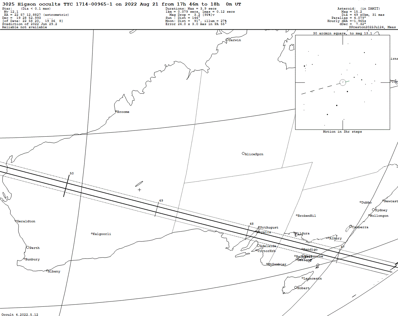 Higson Update Map