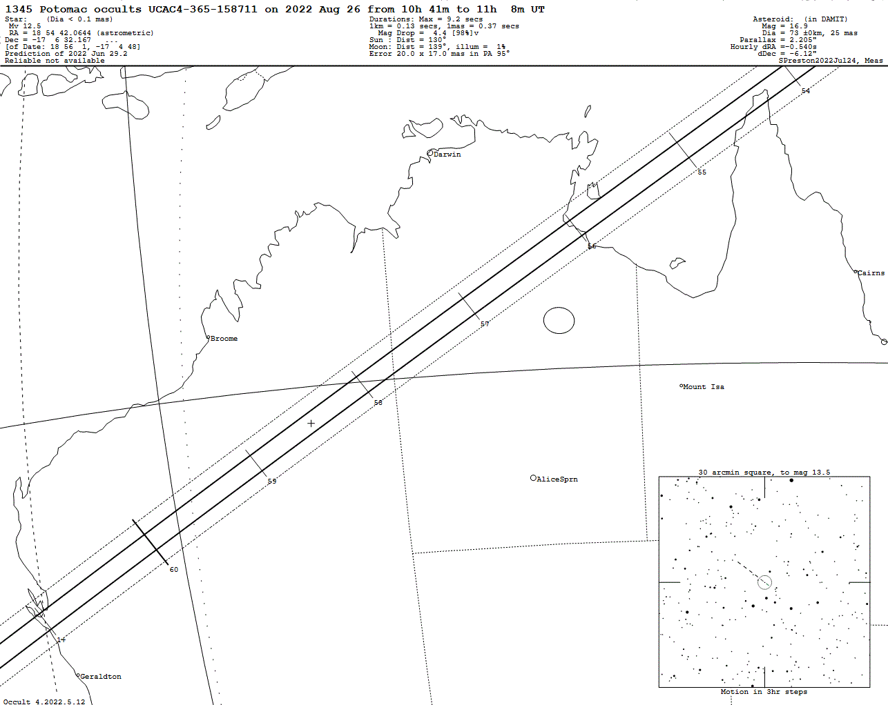 Potomac Update Map