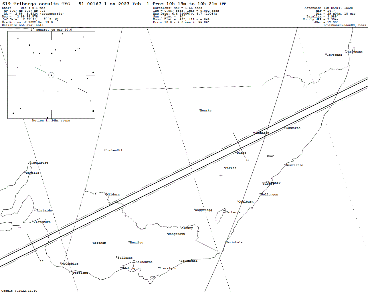 Triberga Update Map