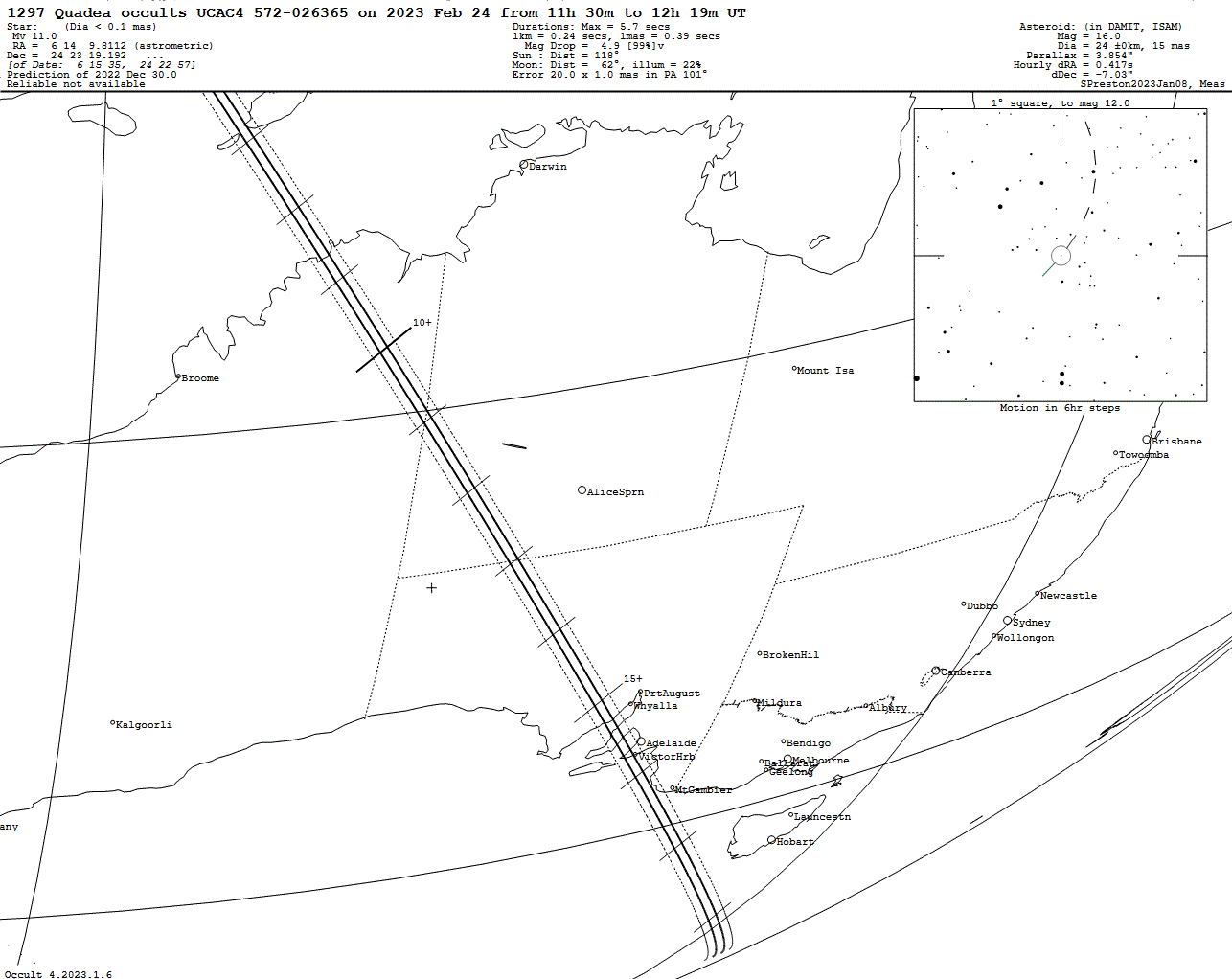 Quadea Update Map