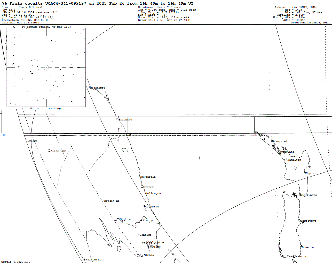 Freia Update Map