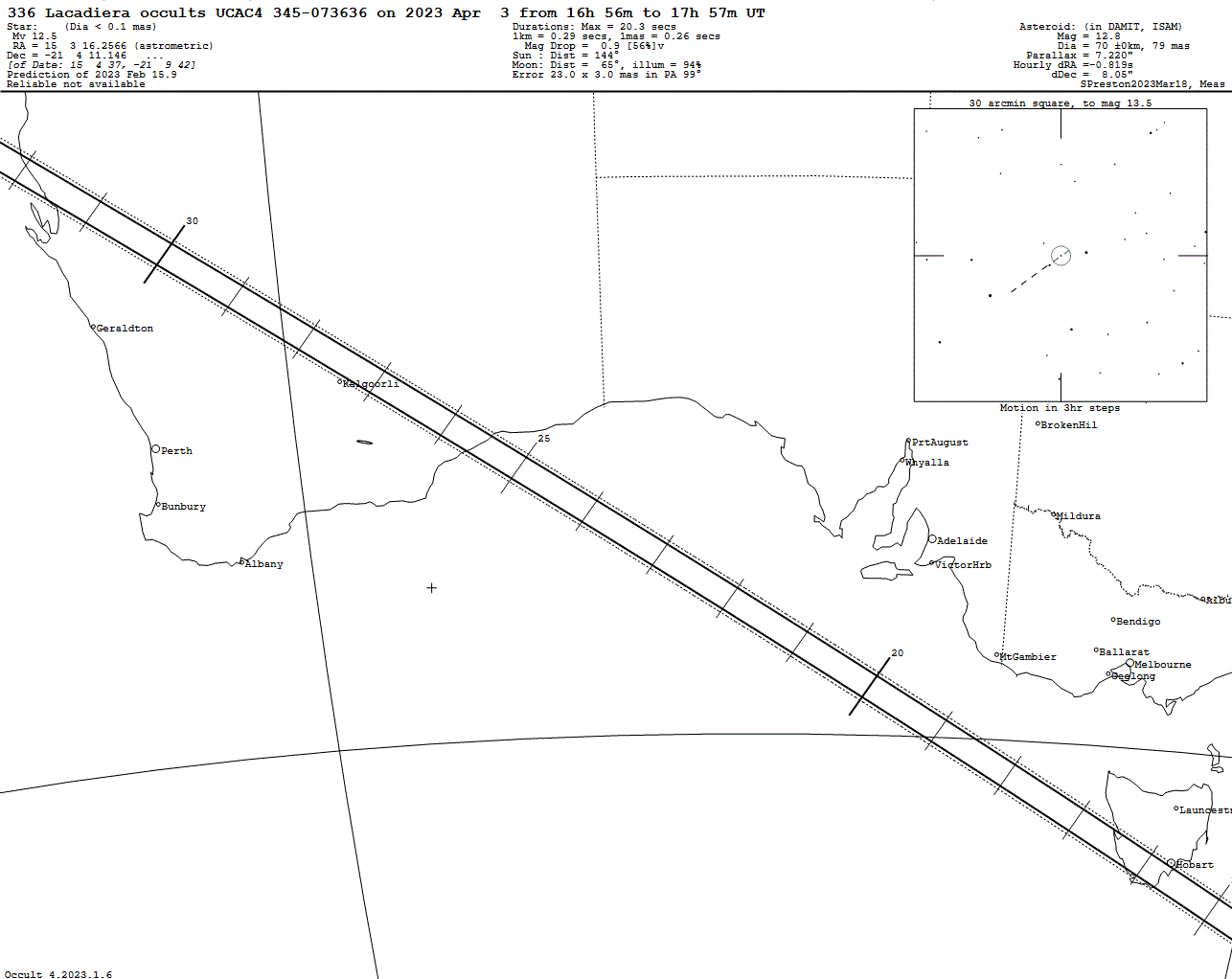 Lacadiera Update Map