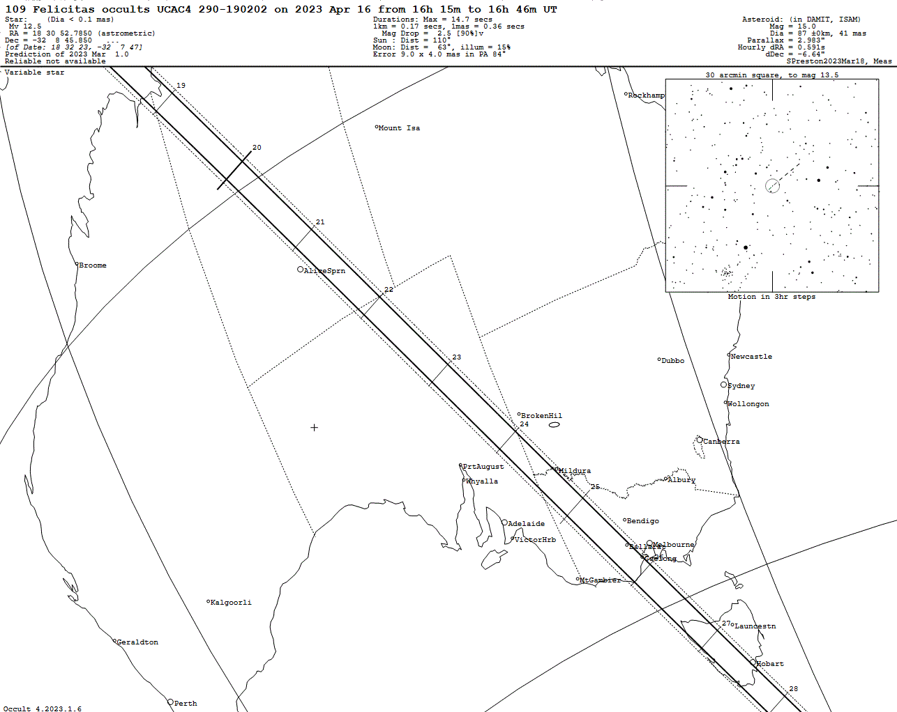 Felicitas Update Map