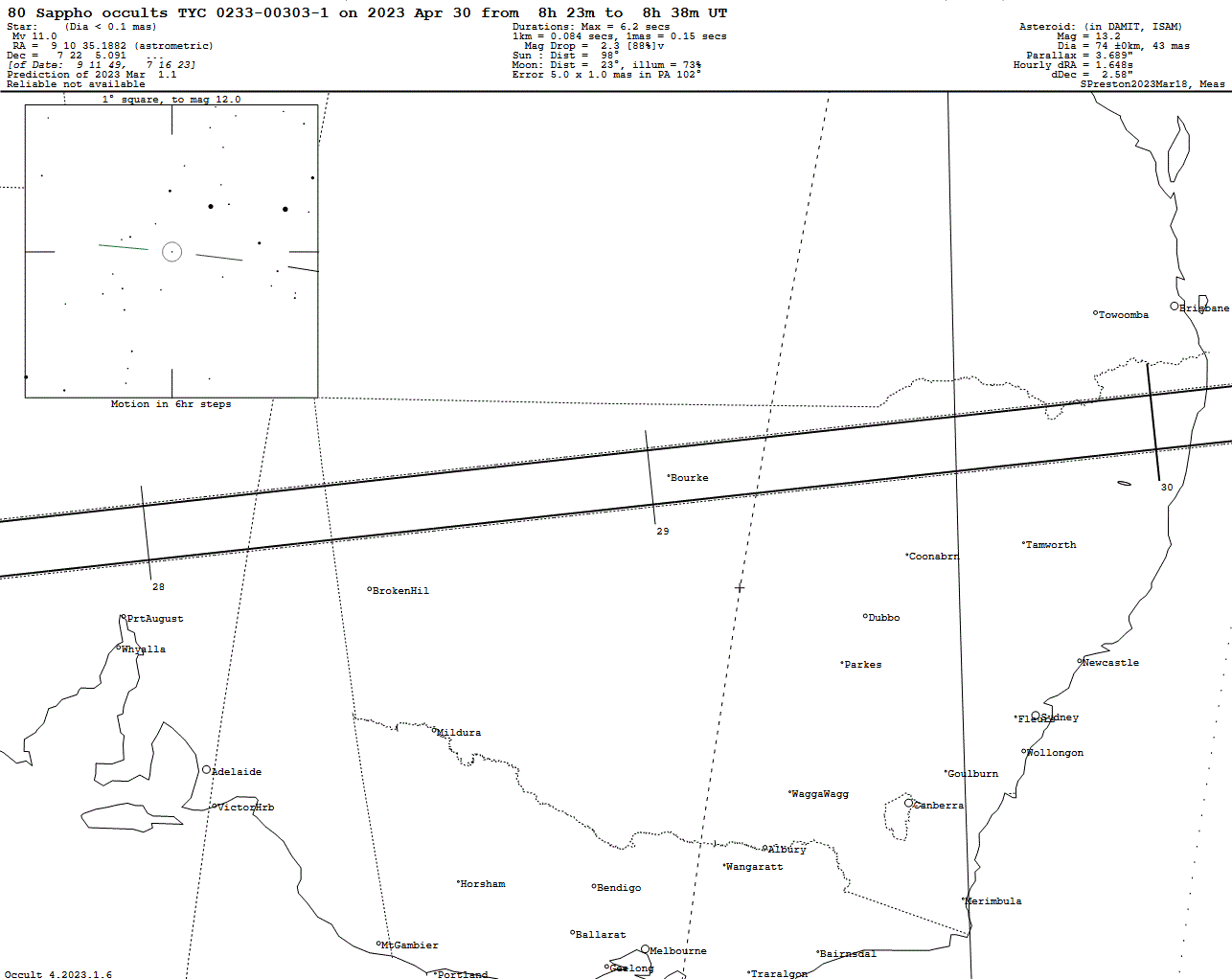 Sappho Update Map