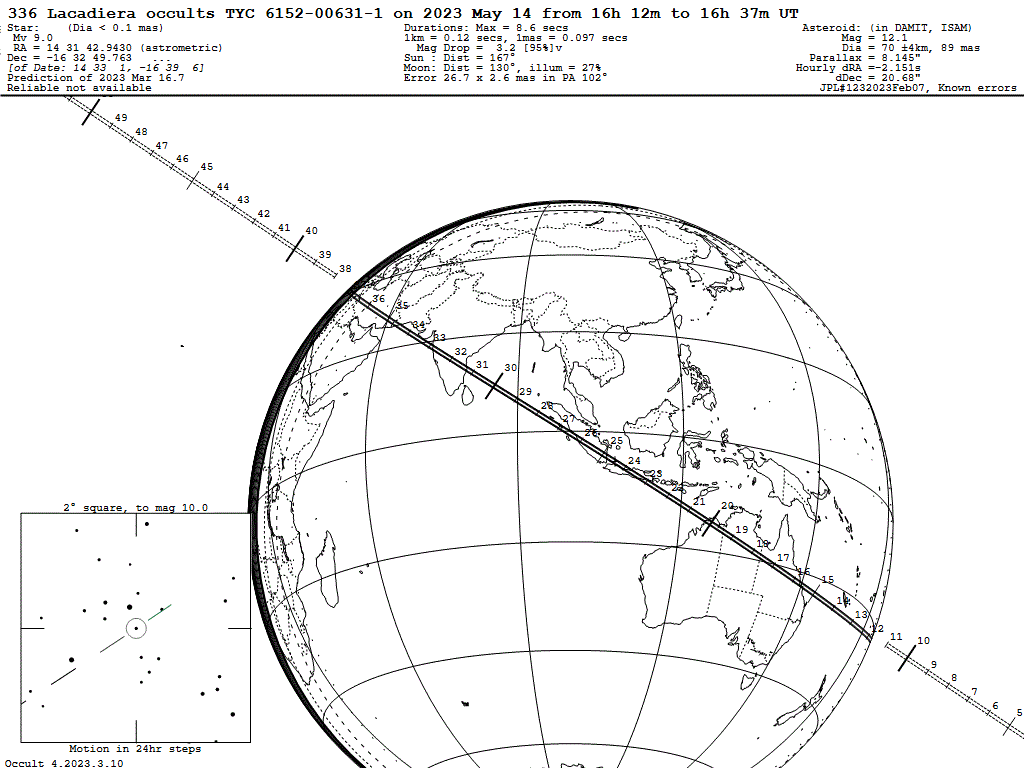 Lacadiera Update Map