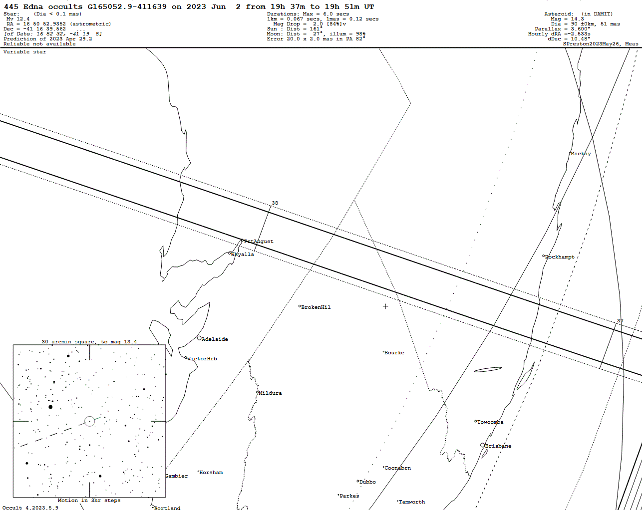 Edna Update Map