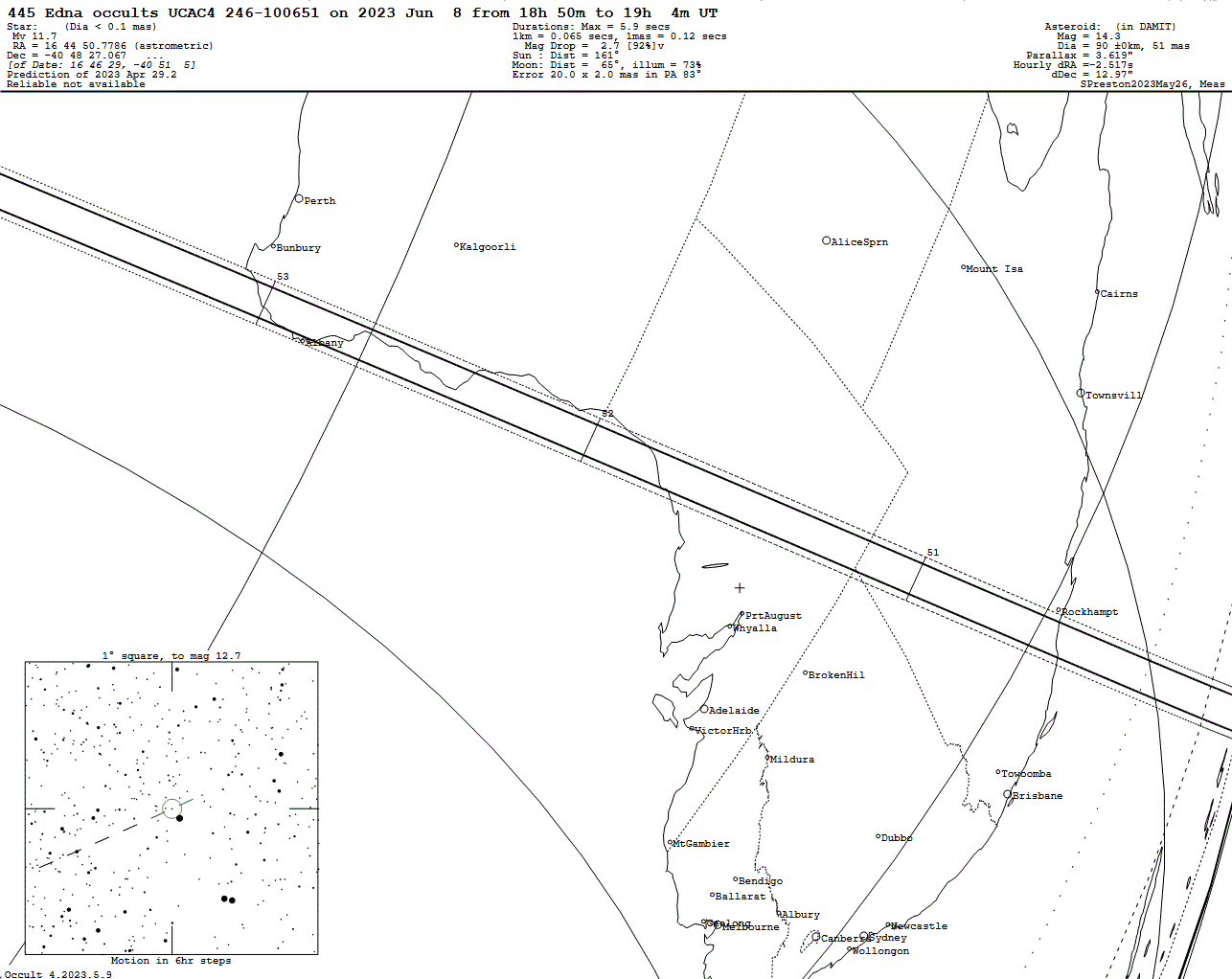 Edna Update Map