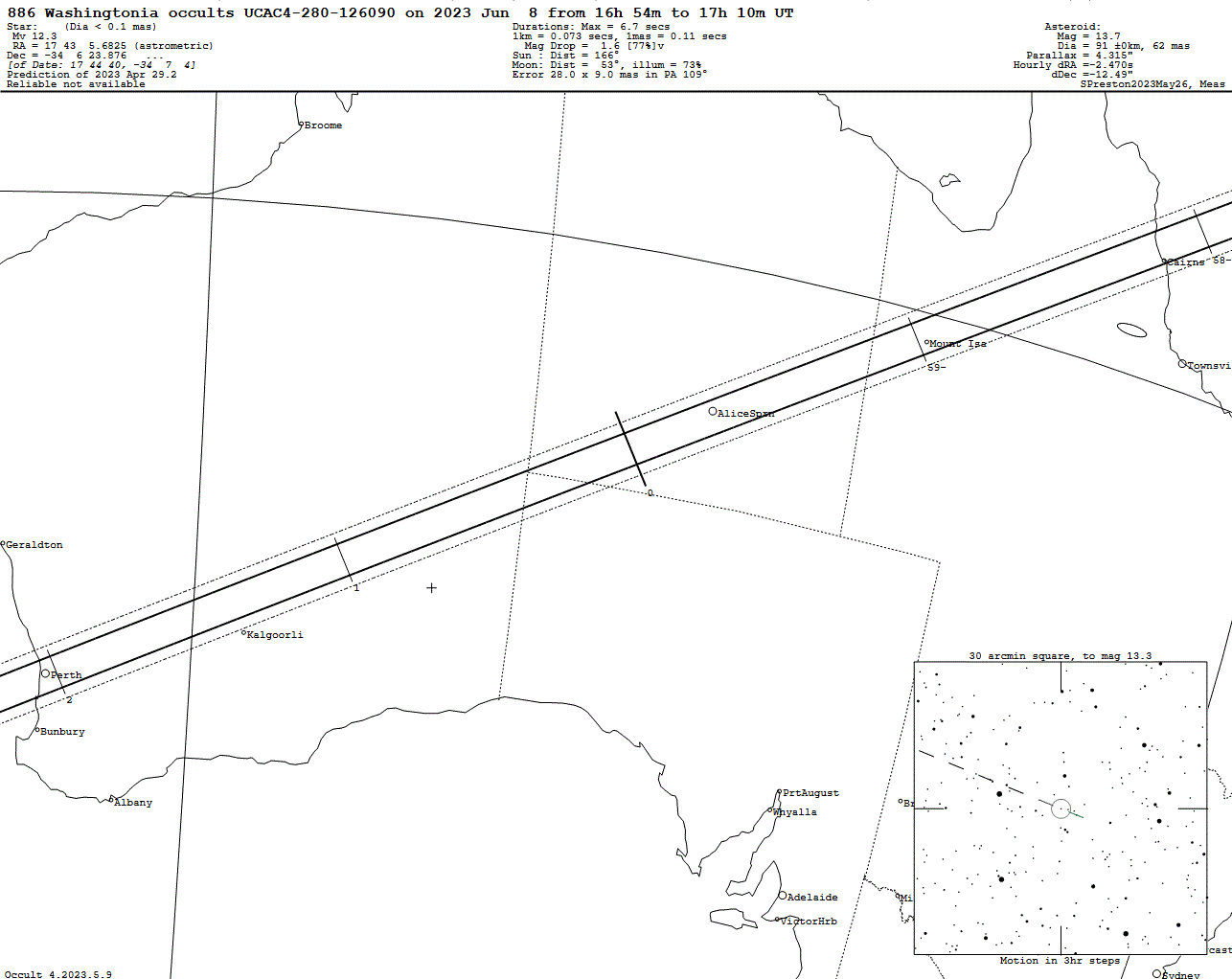 Washingtonia Update Map