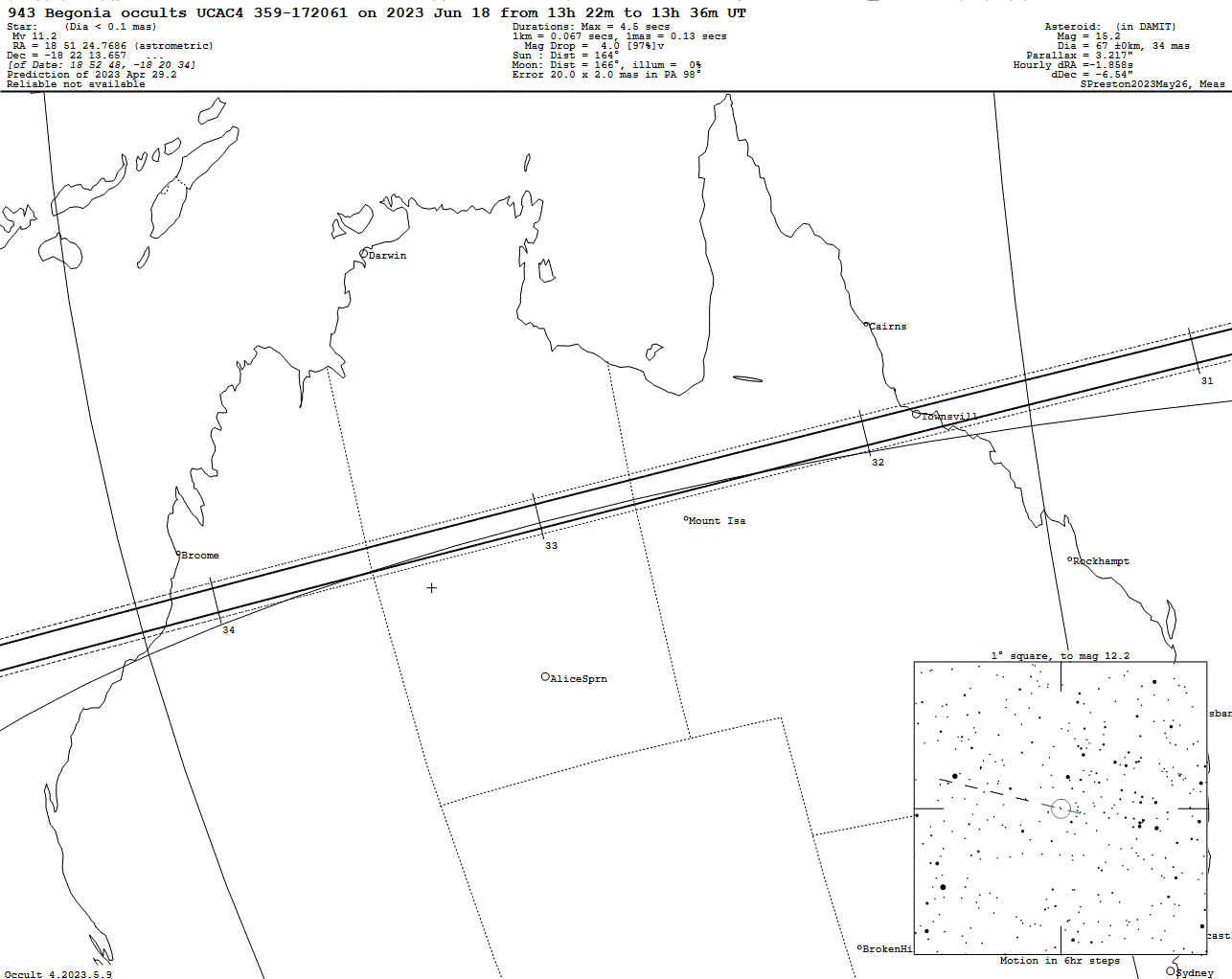 Begonia Update Map