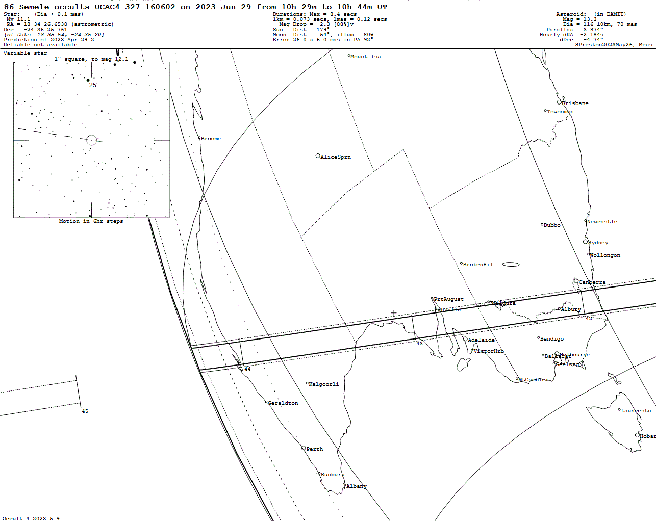 Semele Update Map