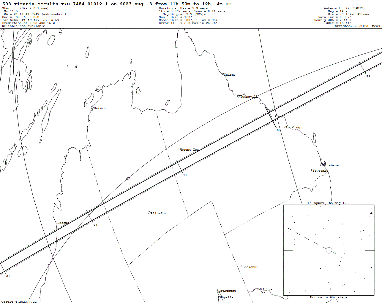 Titania Update Map