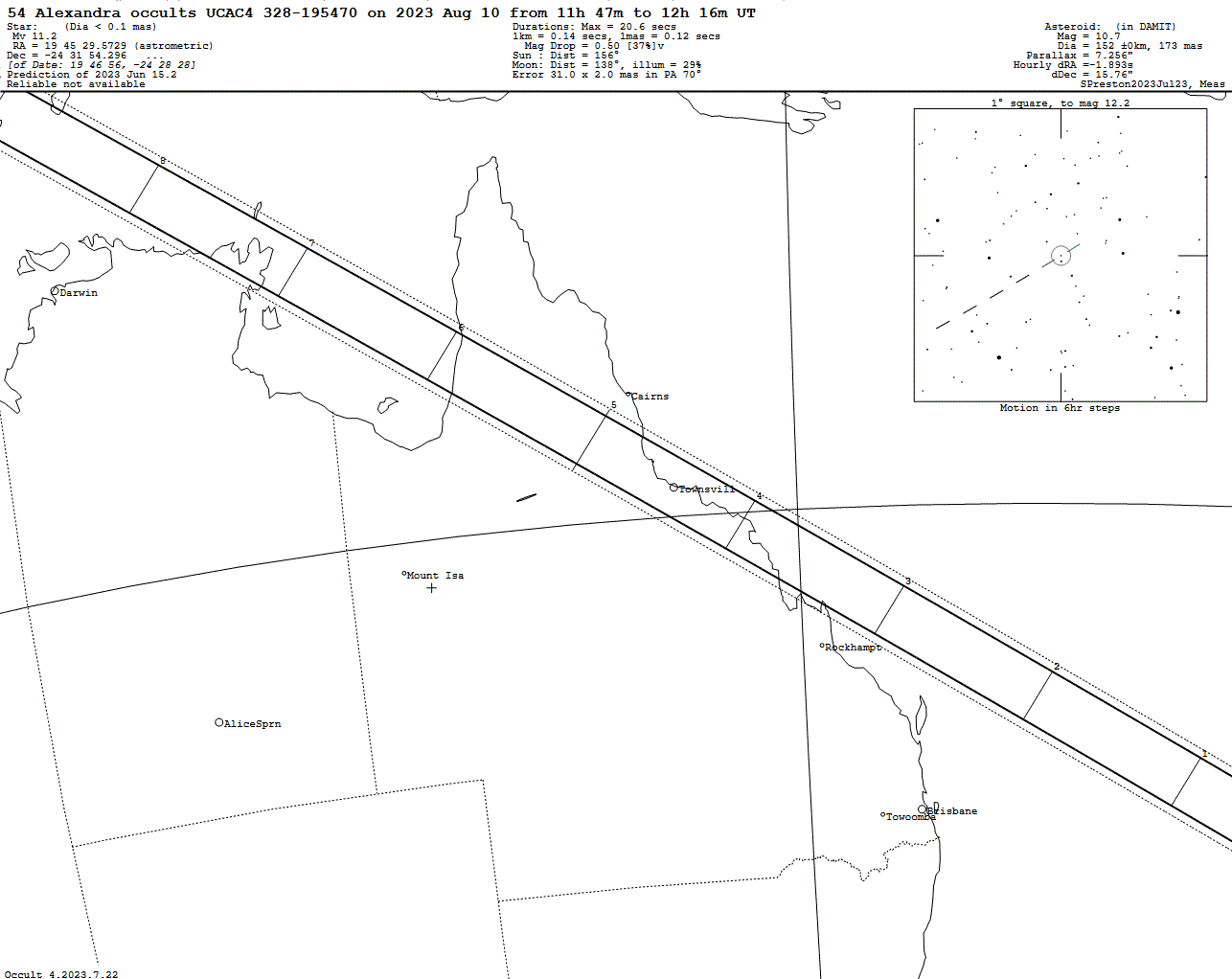 Alexandra Update Map