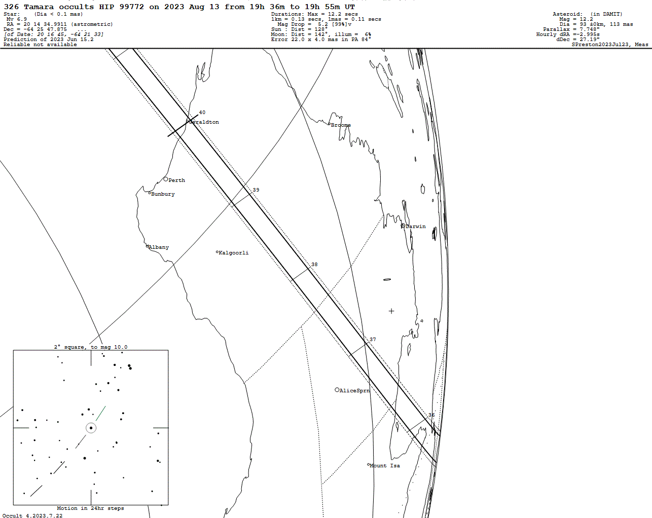 Tamara Update Map