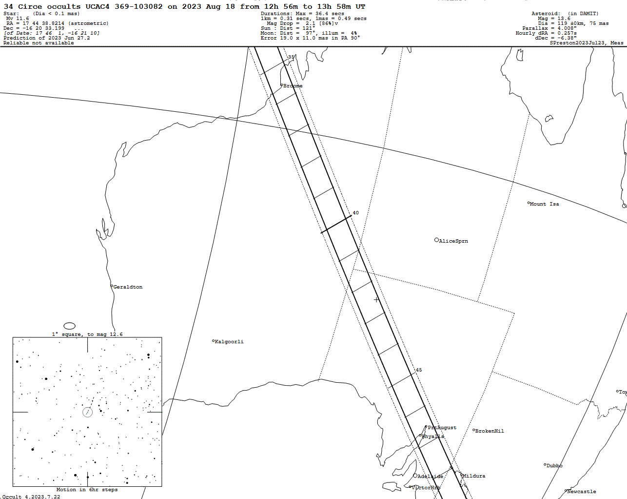 Circe Update Map