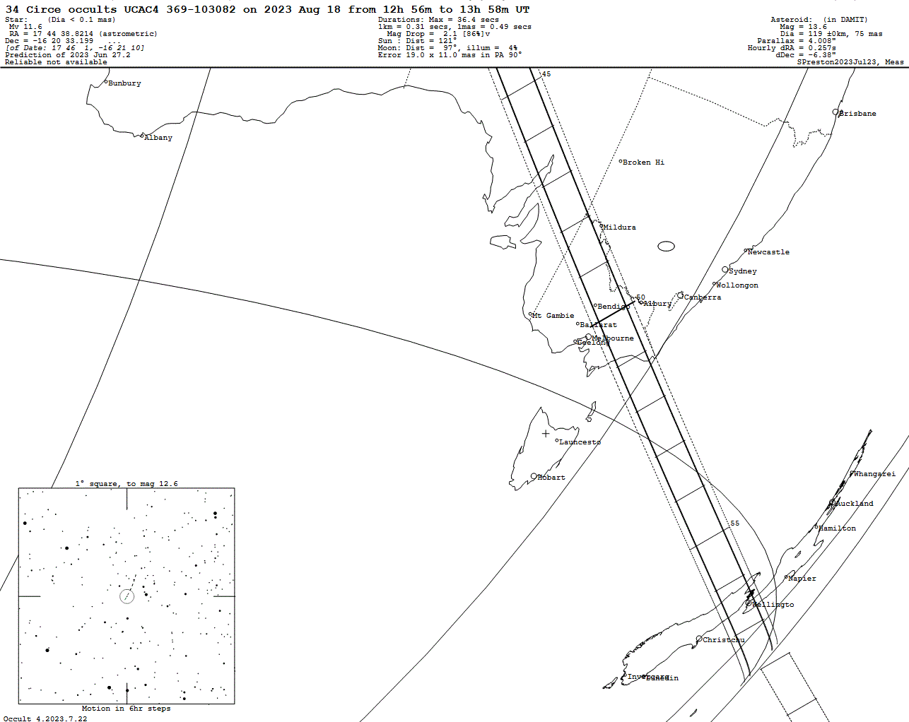 Circe Update Map