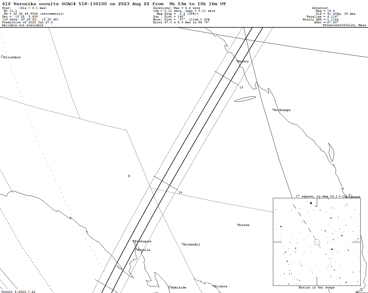 Veronika Update Map