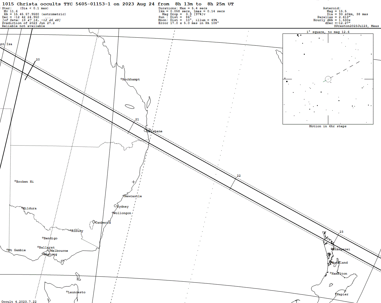 Christa Update Map