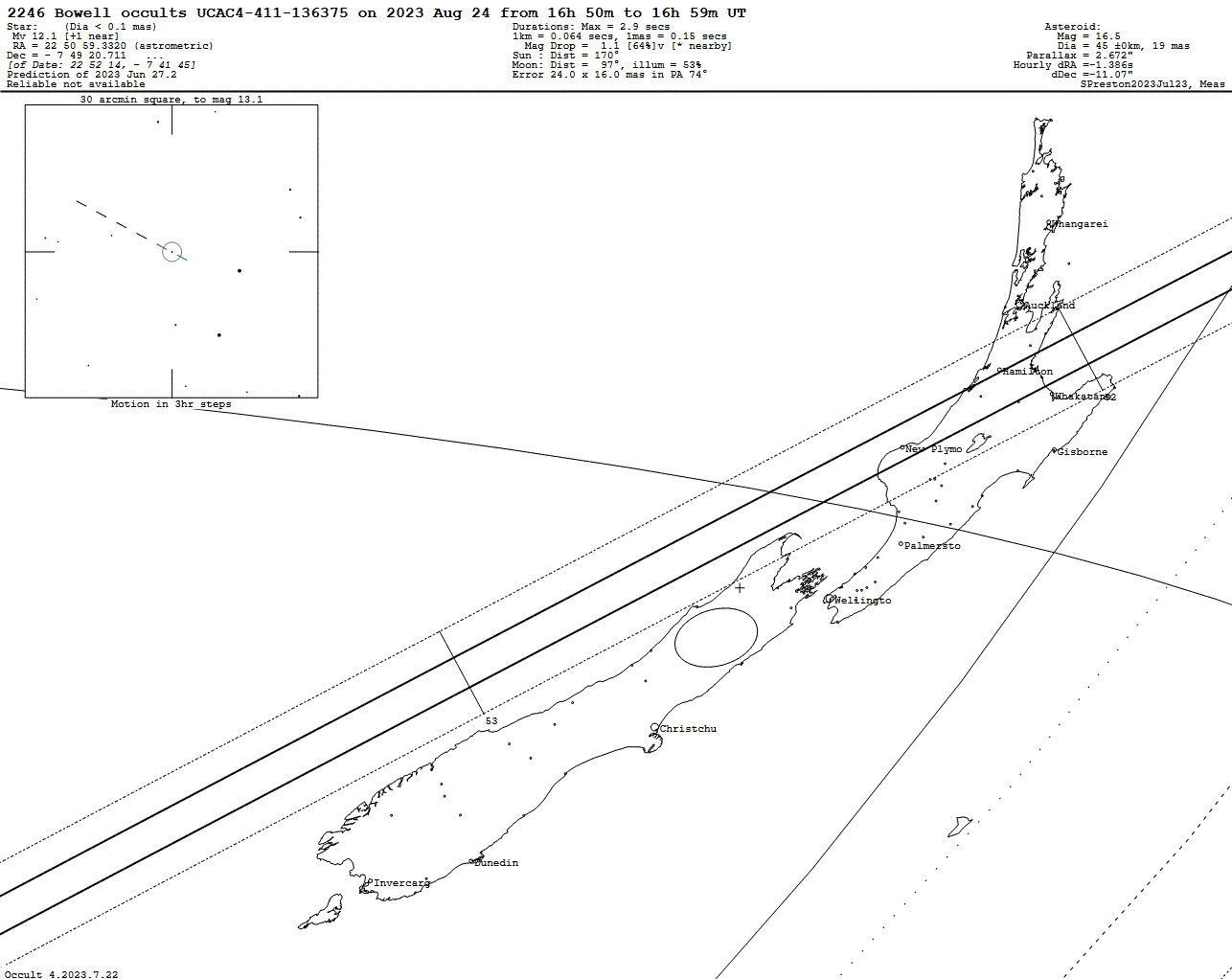 Bowell Update Map