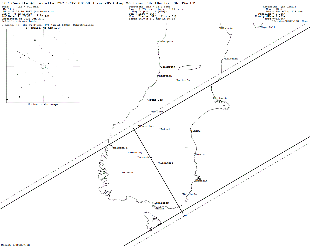 Camilla Update Map