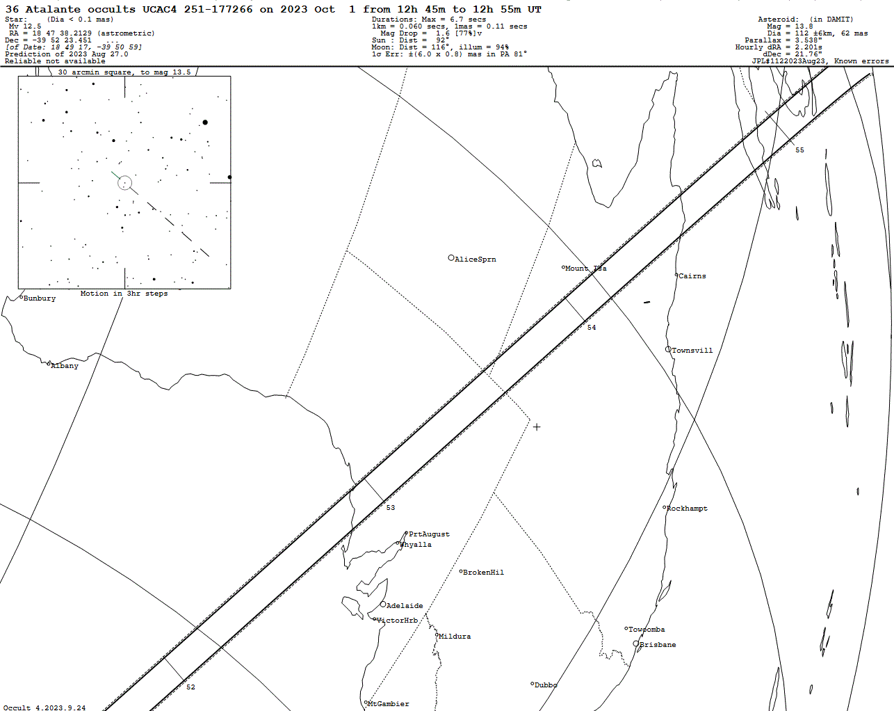 Atalante Update Map