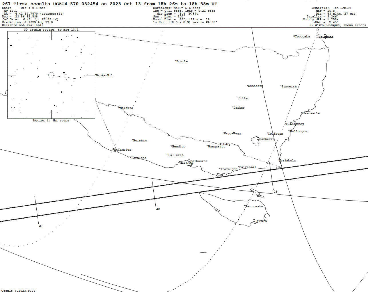 Tirza Update Map